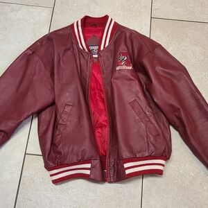 Vintage leather Alabama varsity bomber free shipping